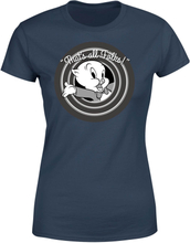 Looney Tunes That's All Folks Porky Pig Women's T-Shirt - Navy - S