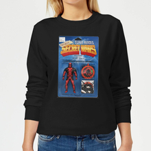 Marvel Deadpool Secret Wars Action Figure Women's Sweatshirt - Black - S - Black