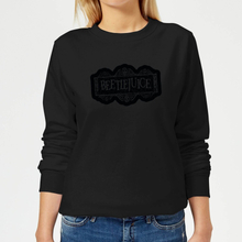 Beetlejuice Black Logo Women's Sweatshirt - Black - 5XL - Black