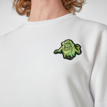 Ghostbusters Slimer Pocket Square Sweatshirt - White - S