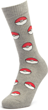 Men's Pokémon Pokeball Socks - Grey - UK 4-7.5