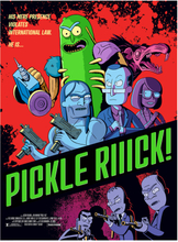 Rick & Morty Pickle Rick Lithograph by Serban Cristescu – Zavvi Exclusive