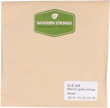 Wooden strings ELE009 el-guitar-strenge, 009-042