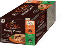Wellness Core Chunky Centers Farmer Multi-Pack - Hondenvoer - Mix 4x170 g