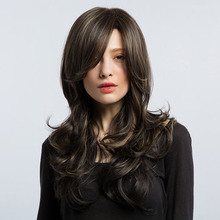 Mix Color Wavy Synthetic Hair Wig