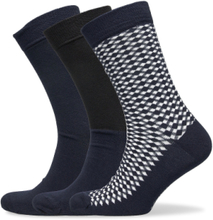 Core Ankle Sock 3P Underwear Socks Regular Socks Blue Björn Borg
