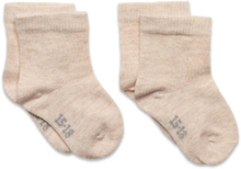 Ankle Sock Socks & Tights Socks Beige Minymo*Betinget Tilbud
