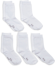 Ankle Sock -Solid Socks & Tights Socks Hvit Minymo*Betinget Tilbud