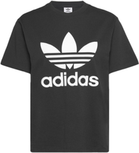 Trefoil Tee T-shirts & Tops Short-sleeved Svart Adidas Originals*Betinget Tilbud