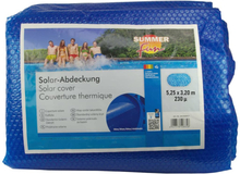 Summer Fun Copertura Solare per Piscina Ovale 525x320 cm in PE Blu