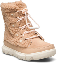 Youth Sorel Explorer Cozy Sport Winter Boots Winter Boots W. Laces Beige Sorel
