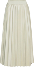 Vinitban Skirt - Noos Skirts Pleated Skirts Creme Vila*Betinget Tilbud
