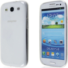 Suojakuori, läpikuultava, Samsung Galaxy S3, TPU-kumi
