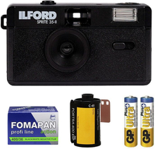 Ilford Camera Sprite 35-II Black Startkit, Ilford