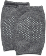 Wool Kneepads - Anti-Slip Socks & Tights Baby Socks Grey Melton