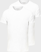 Bread & Boxers 2-Pack Crew-Neck Kortermede t-shirts Hvit