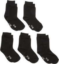 Ankle Sock -Solid Socks & Tights Socks Svart Minymo*Betinget Tilbud