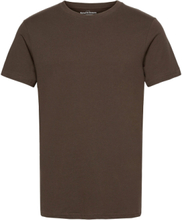 Crew-Neck Cotton T-shirts Short-sleeved Brun Bread & Boxers*Betinget Tilbud