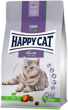 Happy Cat Senior Weide-Lamm - Sparpaket: 2 x 4 kg