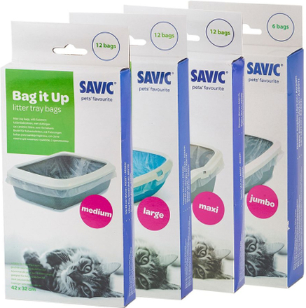 Savic Bag it Up Litter Tray Bags - Medium - 12 Stück