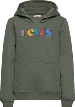 Lvb Logo Full Zip Hoodie Tops Sweatshirts & Hoodies Hoodies Green Levi's