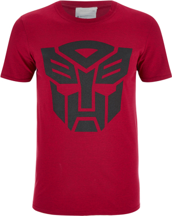 Transformers Men's Transformers Black Emblem T-Shirt - Red - S