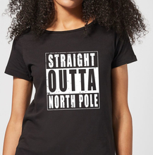 Straight Outta North Pole Women's T-Shirt - Black - 5XL