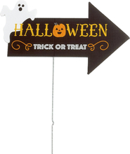 Trick or Treat Halloween Skylt