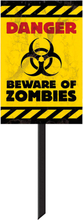 Varningsskylt Beware Of Zombies