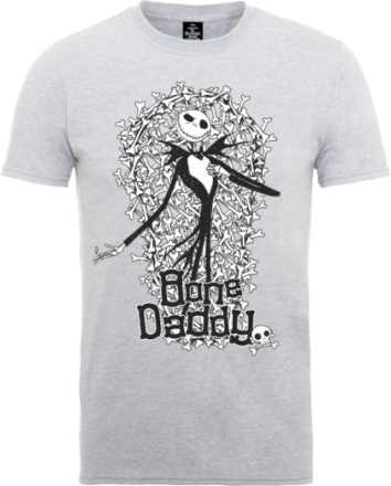 Disney The Nightmare Before Christmas Jack Skellington Bone Daddy Grey T-Shirt - L