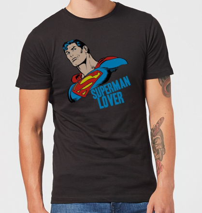 DC Comics Superman Lover T-Shirt - Black - L