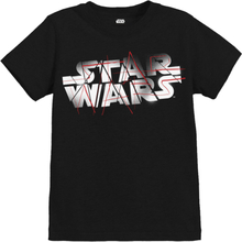Star Wars The Last Jedi Spray Kids' Black T-Shirt - 3 - 4 Years
