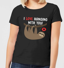 I Love Hanging With You Women's T-Shirt - Black - 3XL