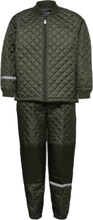 Tiger Thermo Set Outerwear Thermo Outerwear Thermo Sets Grønn ZigZag*Betinget Tilbud