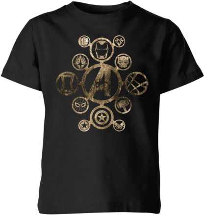 Marvel Avengers Infinity War Icon Kids' T-Shirt - Black - 5-6 Years