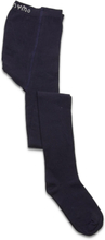 Stocking - Solid Socks & Tights Tights Blå Minymo*Betinget Tilbud
