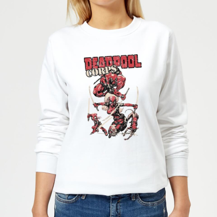 Marvel Deadpool Family Corps Damen Pullover - Weiß - L