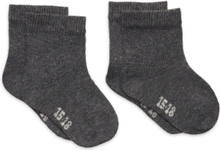 Ankle Sock Socks & Tights Socks Grå Minymo*Betinget Tilbud