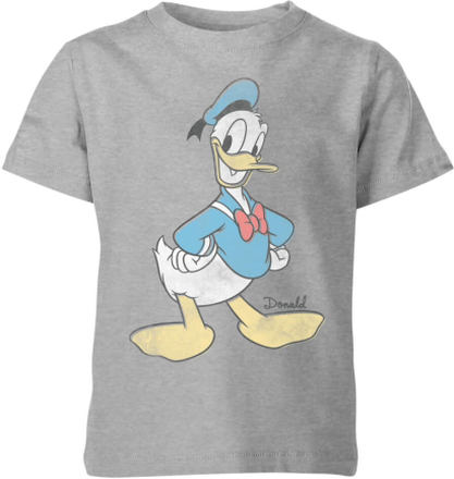 Disney Donald Duck Classic Kinder T-Shirt - Grau - 5-6 Jahre