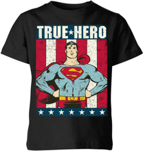 DC Originals Superman True Hero Kids' T-Shirt - Black - 3-4 Years