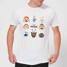 Die Eiskönigin Emoji Heads Herren T-Shirt - Weiß - S