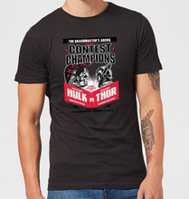 Marvel Thor Ragnarok Champions Poster Men's T-Shirt - Black - S