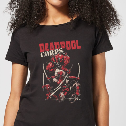 Marvel Deadpool Family Corps Damen T-Shirt - Schwarz - S