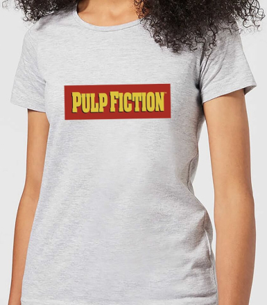 Pulp Fiction Logo Damen T-Shirt - Grau - L