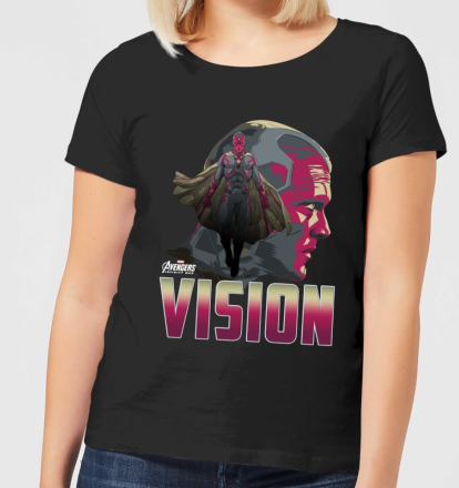 Avengers Vision Women's T-Shirt - Black - L - Black