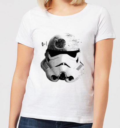 Star Wars Command Stormtrooper Death Star Women's T-Shirt - White - L - White