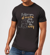 Disney Dumbo Follow Your Dreams Men's T-Shirt - Black - S