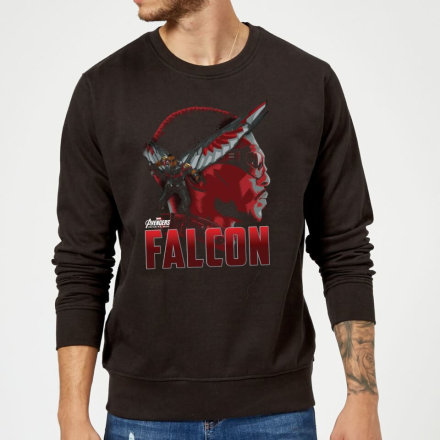 Avengers Falcon Sweatshirt - Black - M - Black