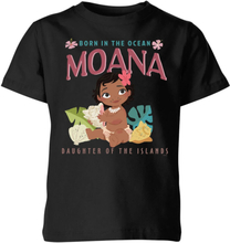 Moana Born In The Ocean Kids' T-Shirt - Black - 3-4 Years - Black
