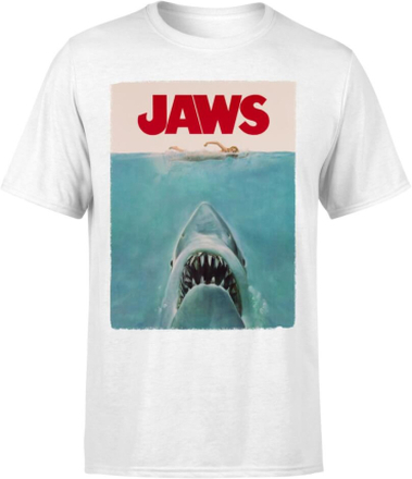 Der Weiße Hai Classic Poster T-Shirt - Weiß - XL
